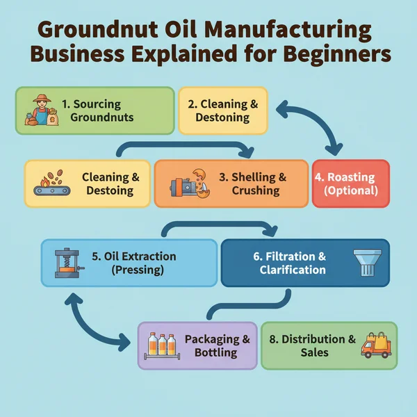 Groundnut Oil Manufacturing Business Explained for Beginners