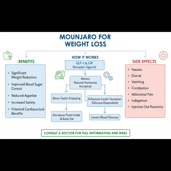 Mounjaro for Weight Loss Benefits, Side Effects, and How It Works