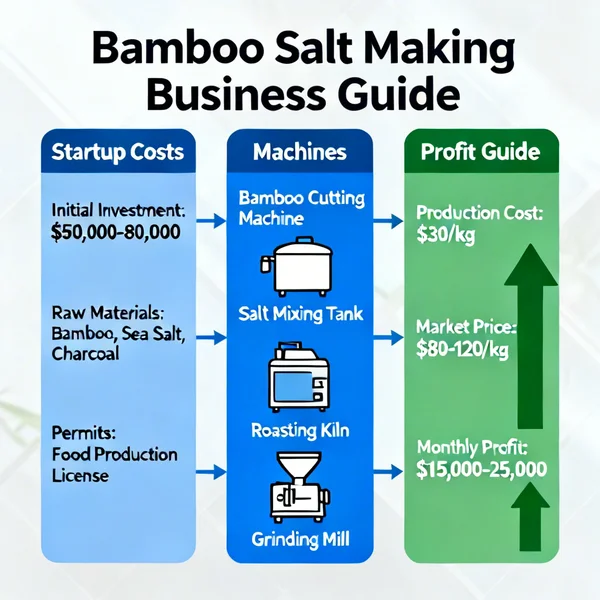 Bamboo Salt Making Business, Startup Costs, Machines & Profit Guide