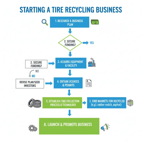 How to Start a Tire Recycling Business 
