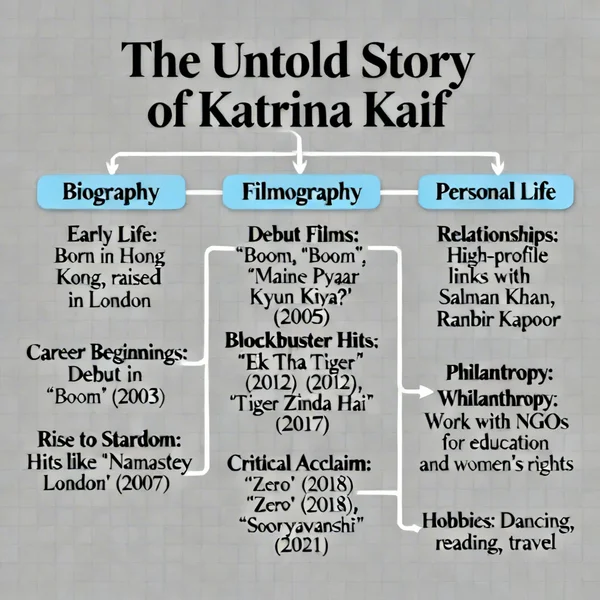 The Untold Story of Katrina Kaif Biography, Filmography, and Personal Life