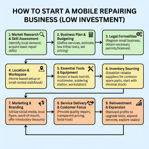 How to Start a Mobile Repairing Business with Low Investment
