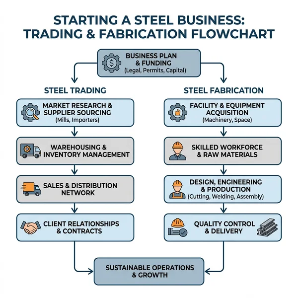 How to Start a Steel Business, Trading & Fabrication